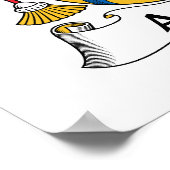 Amaral Family Crest Poster (Hoek)