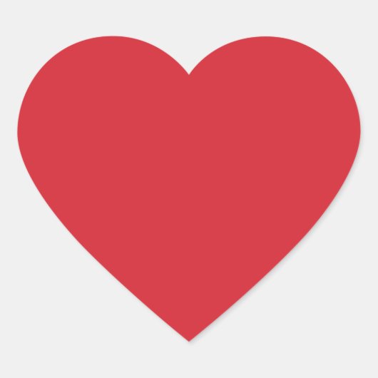 Amarande rood (vaste kleur) hart sticker (Voorkant)