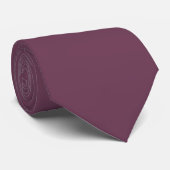 Amarant Effen Kleur Stropdas (Opgerold)