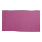 Amarant (M&P) (effen kleur) Kussensloop (Achterkant-Links)