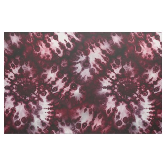 Amarant Paarse Tie-dye Stof (Yard (91,4 cm))