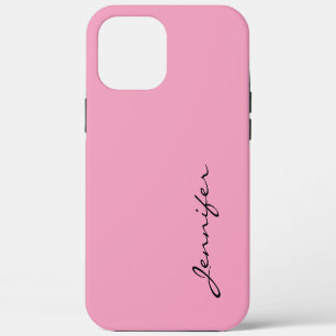 Amarant roze kleur achtergrond iPhone 12 pro max hoesje