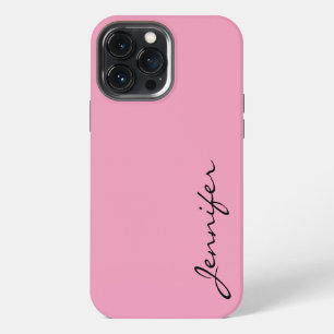 Amarant roze kleur achtergrond iPhone 13 pro max hoesje