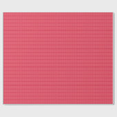 Amaranth cerise roze geometrisch ontwerpdecor cadeaupapier (Vlak)