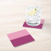 Amaranth Pink en Amaranth Kartonnen Onderzetters (Insitu)