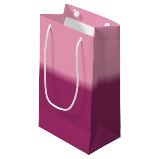 Amaranth Pink en Amaranth Paars Klein Cadeauzakje (Voorkant Gekanteld)