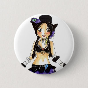 Amaranth Ronde Button 5,7 Cm