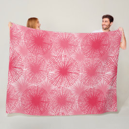 Amaranth Stars Fleece Deken