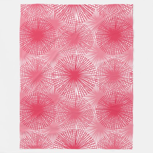 Amaranth Stars Fleece Deken (Voorkant)