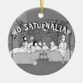 Amarantus' Saturnalia Ceramic Tree Decoration Keramisch Ornament (Voorkant)