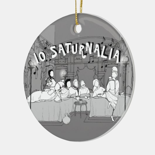 Amarantus' Saturnalia Ceramic Tree Decoration Keramisch Ornament (Links)