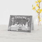 Amarantus' Saturnalia Kaart (Gele Bloem)