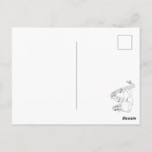 Amarantus' Saturnalia-kaart Briefkaart (Achterkant)