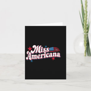 Amare Box America 4 juli Miss Americana Retro Kaart