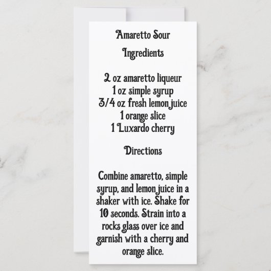 Amaretto Sour (Achterkant)