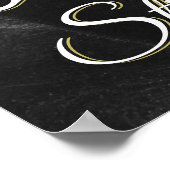 Amaretto Sour Chalkboard Recipe Poster (Hoek)