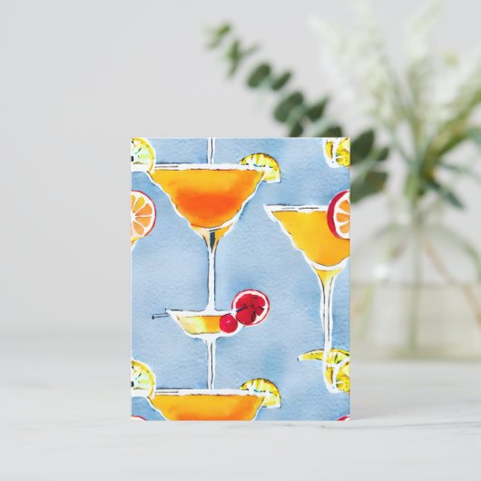 Amaretto sour - Kaart (Staand voorkant)