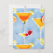 Amaretto sour - Kaart (Voorkant)