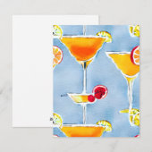 Amaretto sour - Kaart (Voorkant / Achterkant)