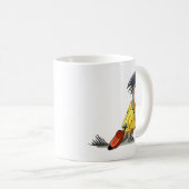 Amargasaurus Holding Paraplu en Koffer. Koffiemok (Voorkant rechts)