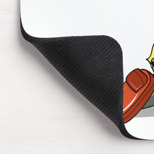 Amargasaurus Holding Paraplu en Koffer. Muismat (Hoek)