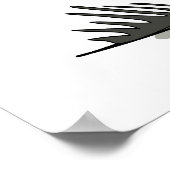 Amargasaurus Holding Paraplu en Koffer. Poster (Hoek)