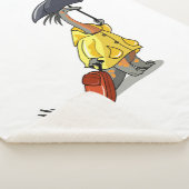 Amargasaurus Holding Paraplu en Koffer. Sherpa Deken (3/4)