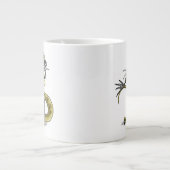 Amargasaurus Poseren als Freddy Krueger. Grote Koffiekop (Voorkant)