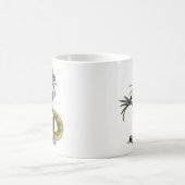 Amargasaurus Poseren als Freddy Krueger. Koffiemok (Center)