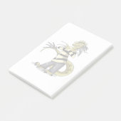 Amargasaurus Poseren als Freddy Krueger. Post-it® Notes (Schuin)