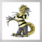 Amargasaurus Poseren als Freddy Krueger. Poster (Voorkant)
