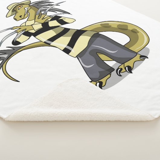 Amargasaurus Poseren als Freddy Krueger. Sherpa Deken (3/4)