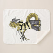 Amargasaurus Poseren als Freddy Krueger. Sherpa Deken (Voorkant (horizontaal))