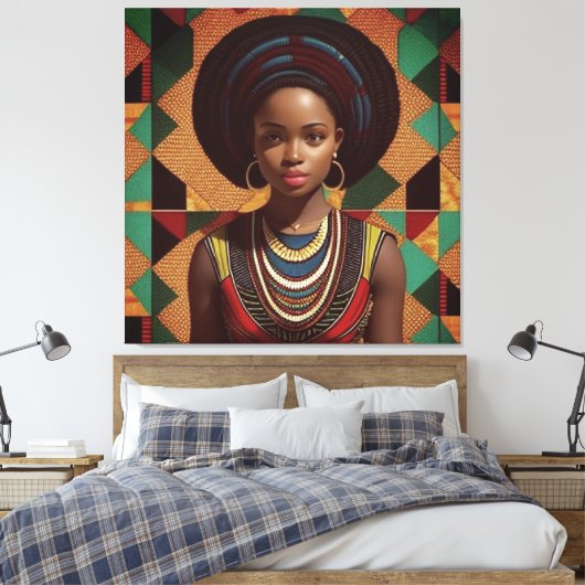 Amari of Great Strenght Canvas Afdruk (Insitu (Slaapkamer))