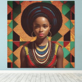 Amari of Great Strenght Canvas Afdruk (Insitu (Houten vloer))