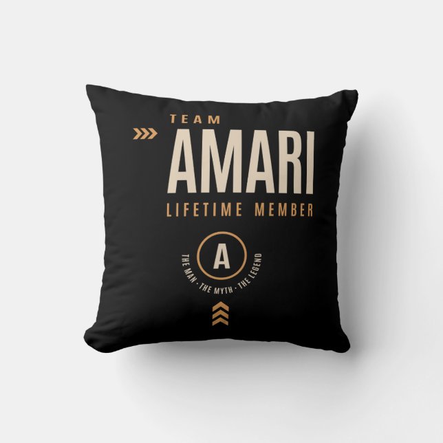 Amari Persoonlijke naam - Funny Amari Kussen (Voorkant)
