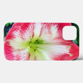 Amarilis roze wit kleur zachte bloem Case-Mate iPhone case (Achterkant (horizontaal))