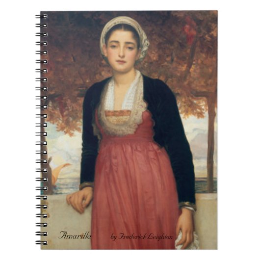 Amarilla van Frederick Leighton-laptop Notitieboek (Voorkant)