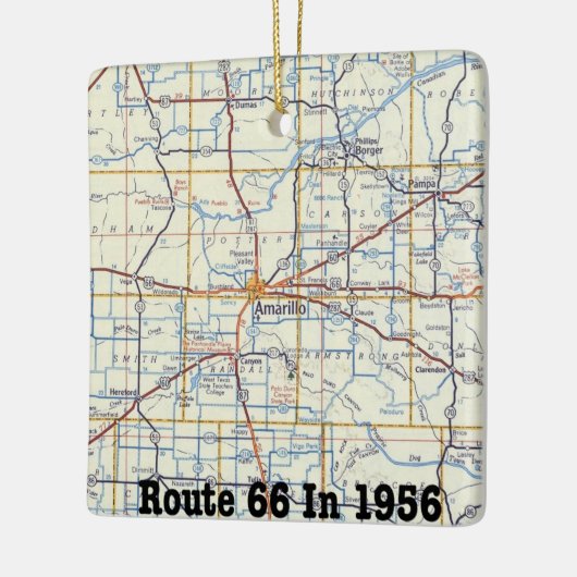 Amarillo Christmas Ornament (Links)