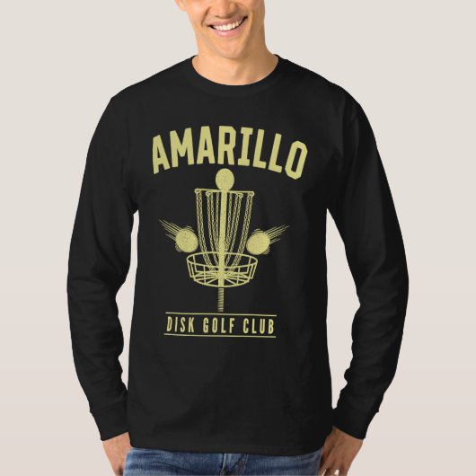 Amarillo Disc Golf Club Golfer Texas Disc Golf  TX T-shirt (Voorkant)