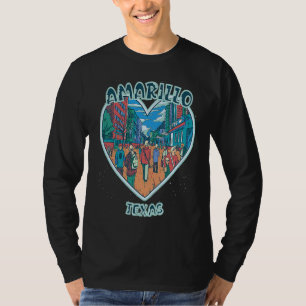 Amarillo in Texas Reis Souvenir Hart T-shirt