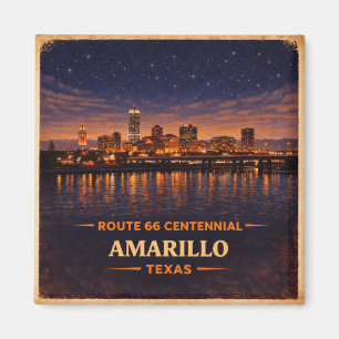 Amarillo Route 66 Silhouette Koelkast Decoratie Ca Magneet