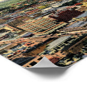 Amarillo, Texas, Aerial Uitzicht, 1950  Poster (Hoek)