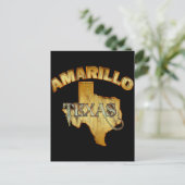 AMARILLO, TEXAS BRIEFKAART (Staand voorkant)