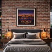 Amarillo Texas Centennial Poster