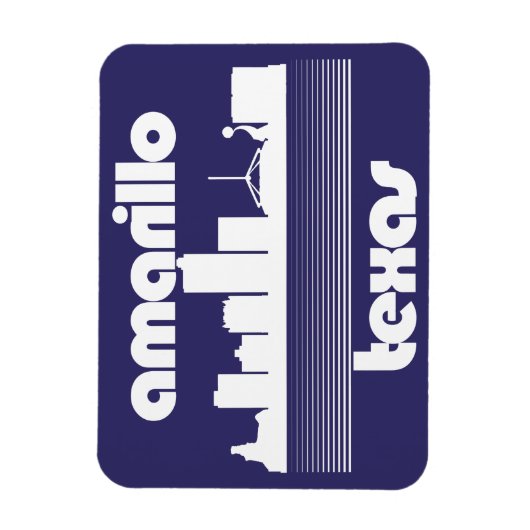 Amarillo Texas Magneet (Verticaal)