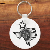 amarillo TEXAS-ontwerp Sleutelhanger (Voorkant)