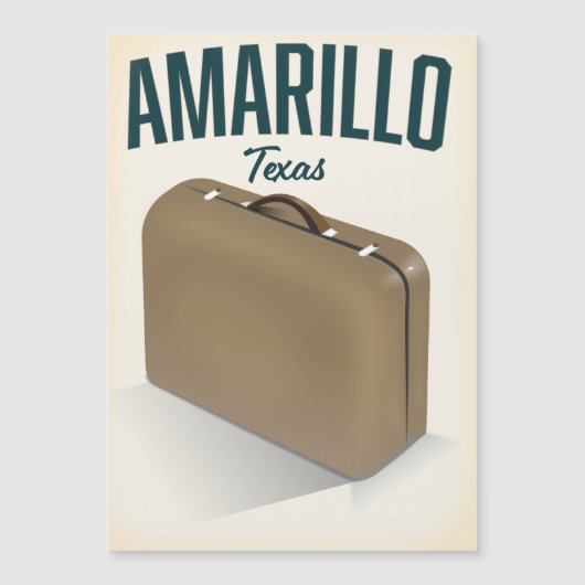 Amarillo texas reisposter (Voorkant)