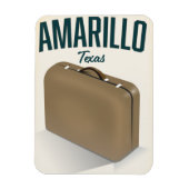 Amarillo texas reisposter magneet (Verticaal)