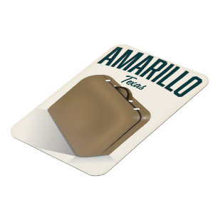 Amarillo texas reisposter magneet